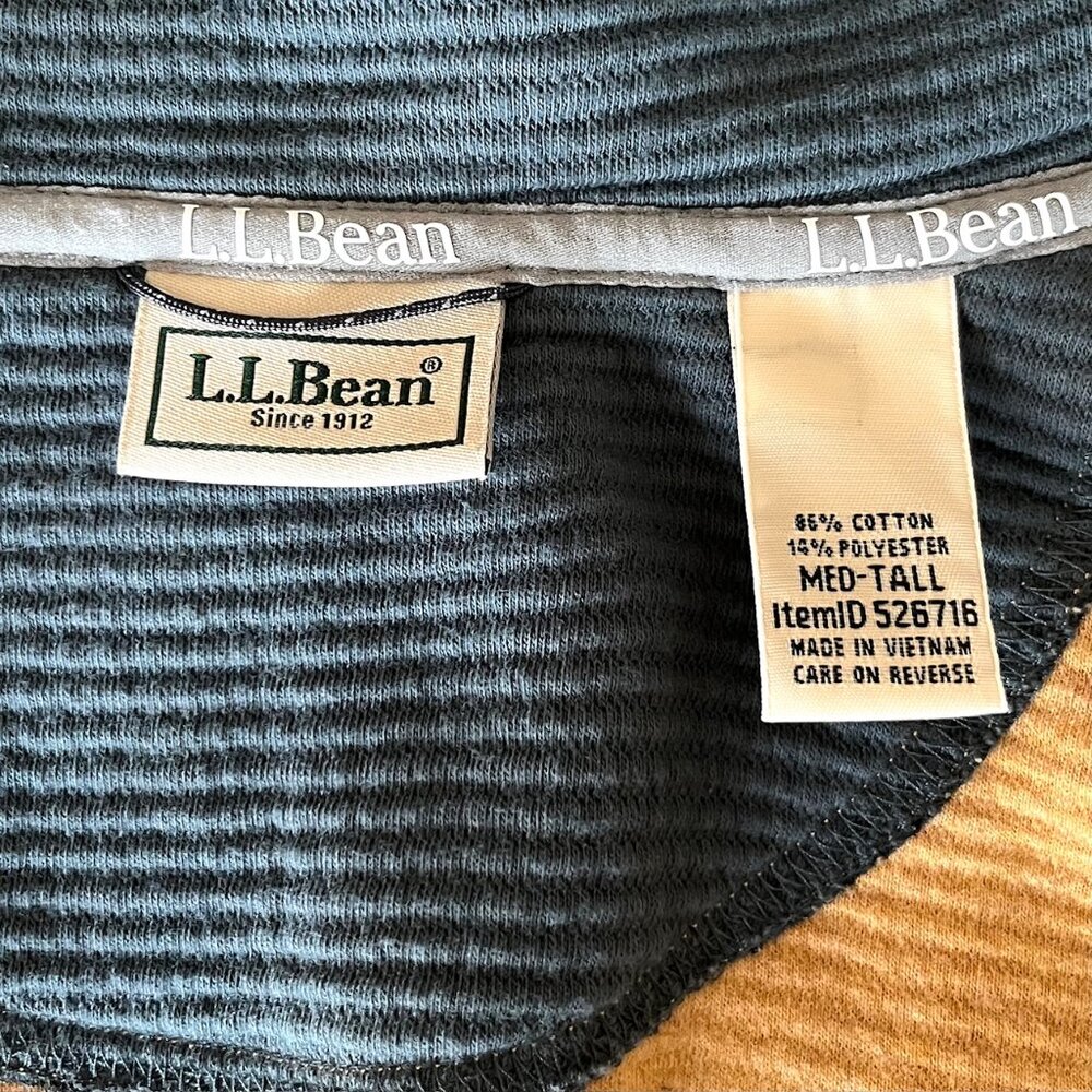 L.L. Bean Men's Lakewashed Double-Knit Vest | Size M Tall - Picture 7 of 9